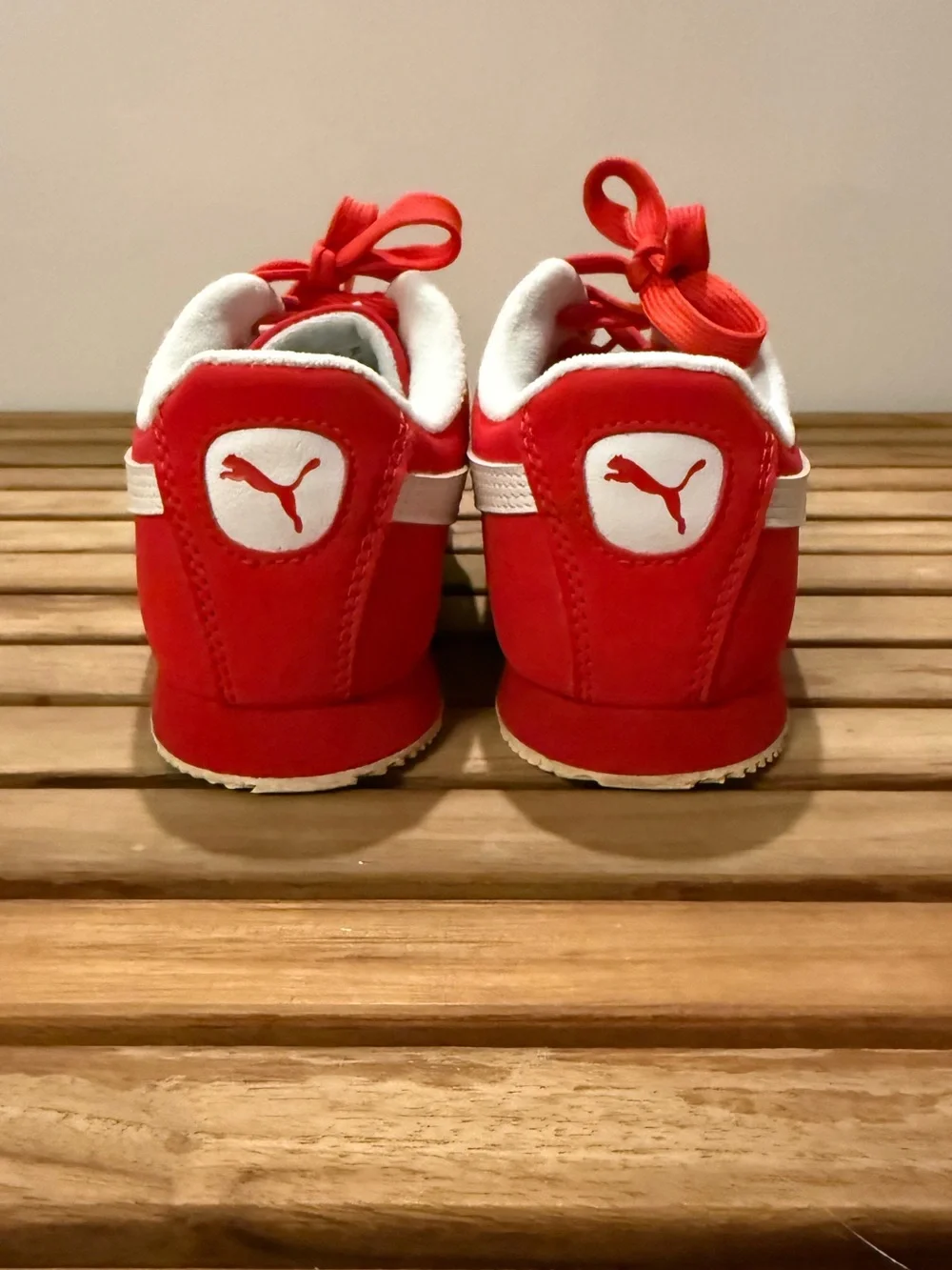 Puma Kids Red Roma Sneakers